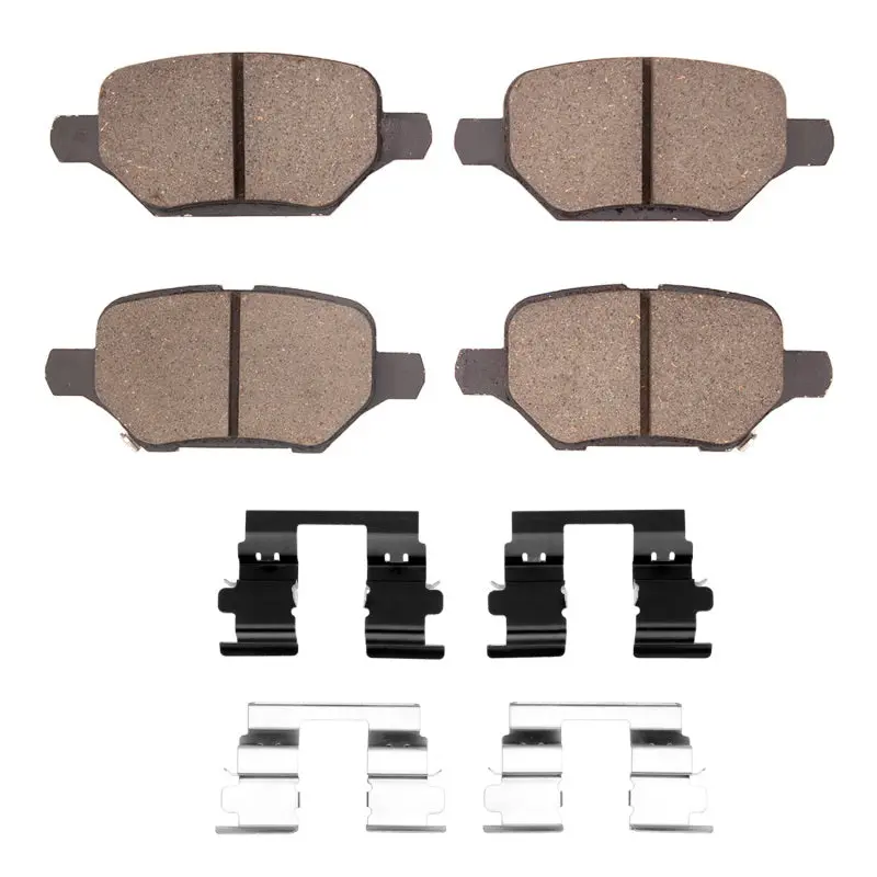 R1 Ceramic Rear Brake Pad & Hardware Kit For 2018–2022 Buick Encore 1