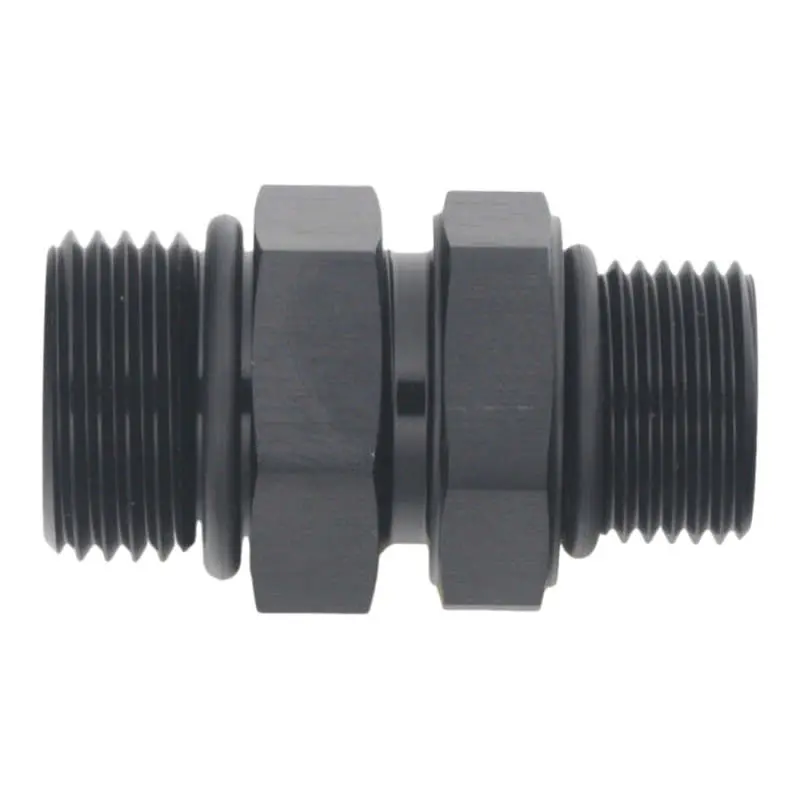 Deatschwerks 8An Orb Male To 10An Orb Male Swivel Adapter - Anodized Matte Black 1