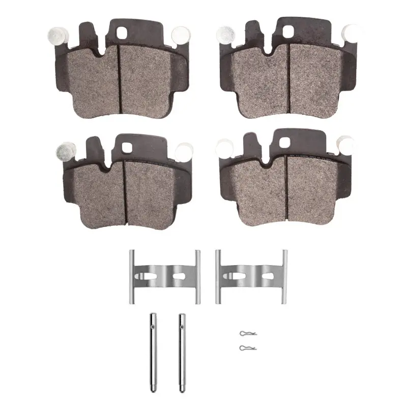 R1 02-05 Porsche 911 Rear Semi Met Pads & Hardware Kit 1