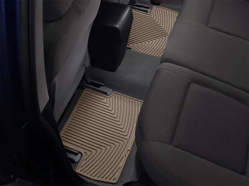 Weathertech 08-13 Nissan Rogue Rear Rubber Mats - Tan 1