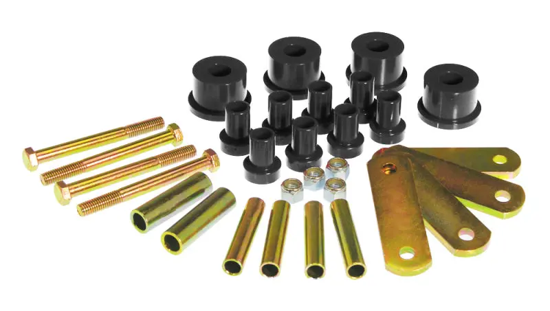 Prothane Heavy-Duty Spring And Shackles Bushing Kit For 1965–1976 Chrysler A-Body Vehicles – Black 1
