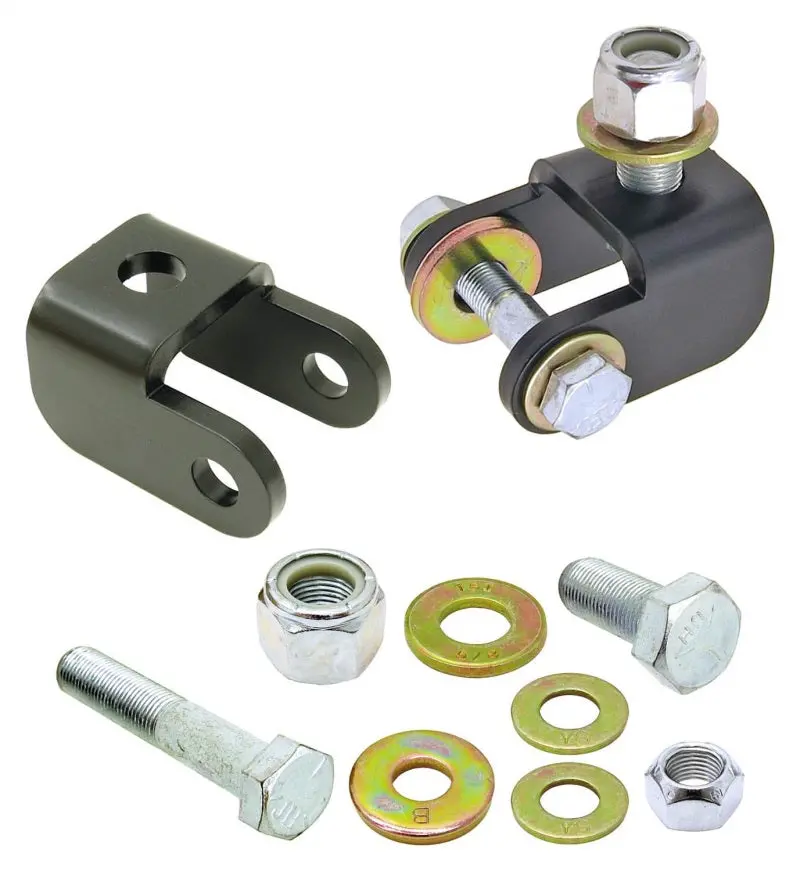 Rockjock Jk Shock Mount Relocation Kit Front Upper W/ Hardware Pair 1