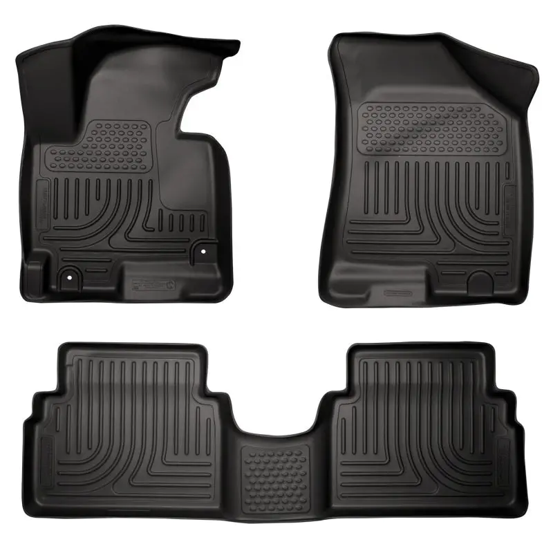 Husky Liners Weatherbeater Combo Floor Liners – Black All-Weather Protection For 2011–2012 Kia Sportage 1