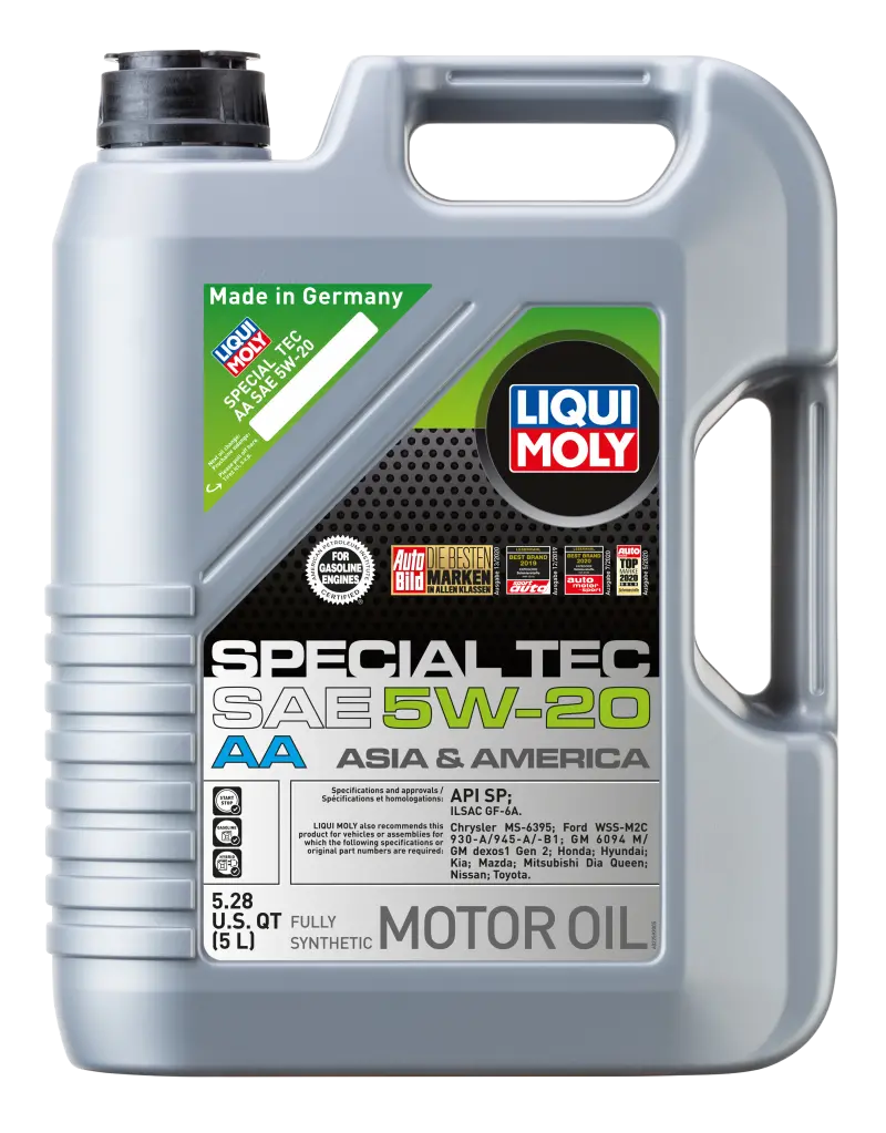 Liqui Moly 5L Special Tec Aa Motor Oil Sae 5W20 1