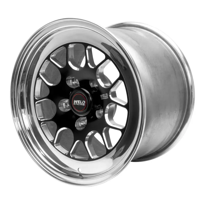 Weld S77 Black Aluminum Wheel – 15X7.33, 5X4.75, 3.5" Backspace, Medium Pad Finish 1