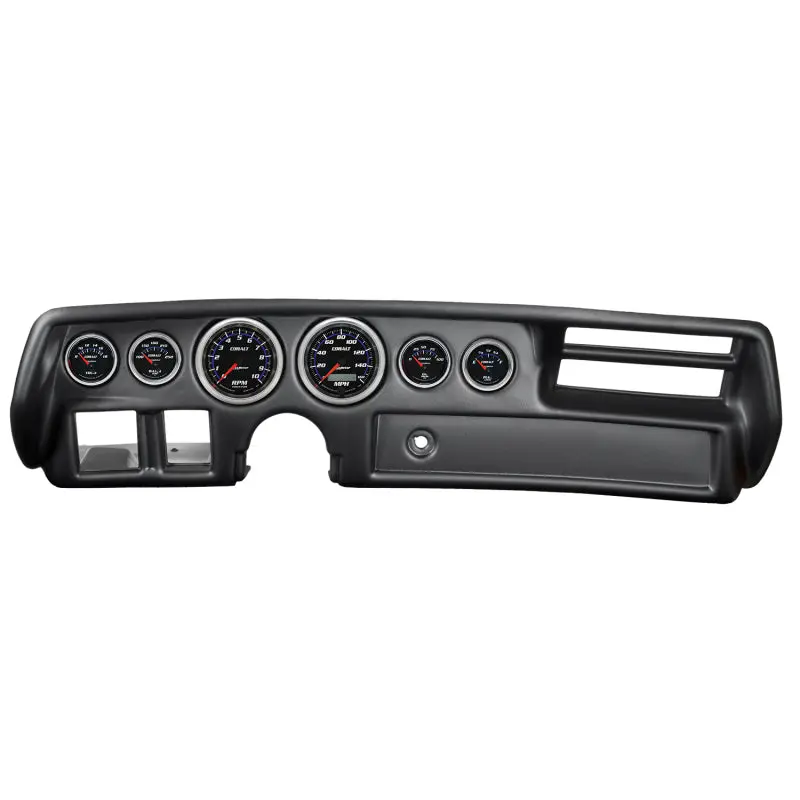 Autometer Cobalt 6-Gauge Dash Kit With Tachometer For 1970–1972 Chevelle, El Camino & Malibu 1