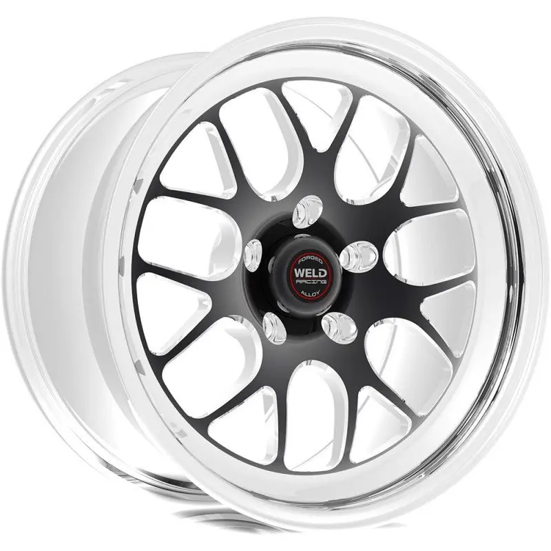 Weld S77 Black Forged Aluminum Wheel – 17X7", 5X4.5", 4.4" Backspace, Non-Beadlock 1
