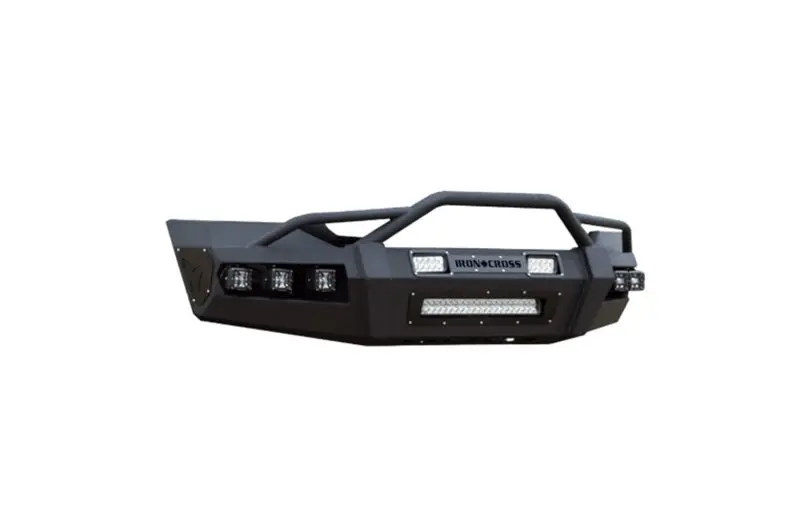 Iron Cross Matte Black Hardline Front Bumper For 2017–2019 Ford F-250/F-350 Super Duty 1