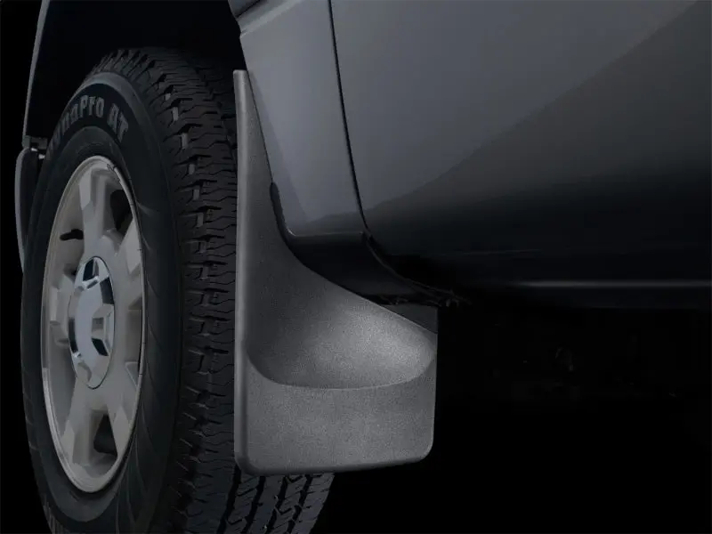 Weathertech 18+ Jeep Wrangler Rubicon Rear No Drill Mudflaps - Black 1