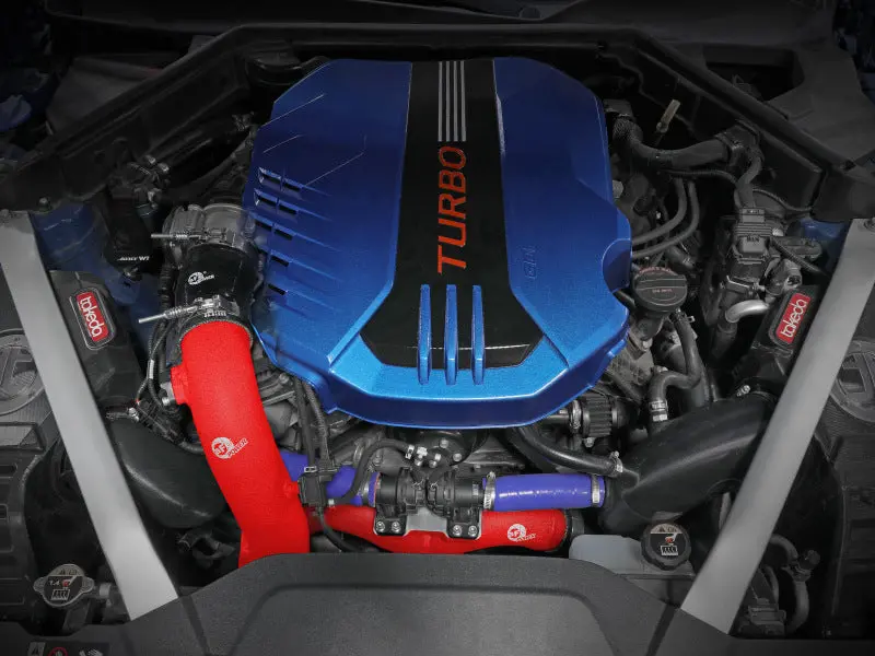 Afe Bladerunner Aluminum Charge Pipe Kit – Hot/Cold Setup For 2018–2021 Kia Stinger 3.3L V6 (Red Finish) 2