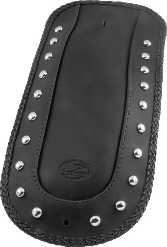 Mustang Fender Bib – Stylish Black Accent With Stud Detailing For 1998–2011 Yamaha V-Star Classic 1