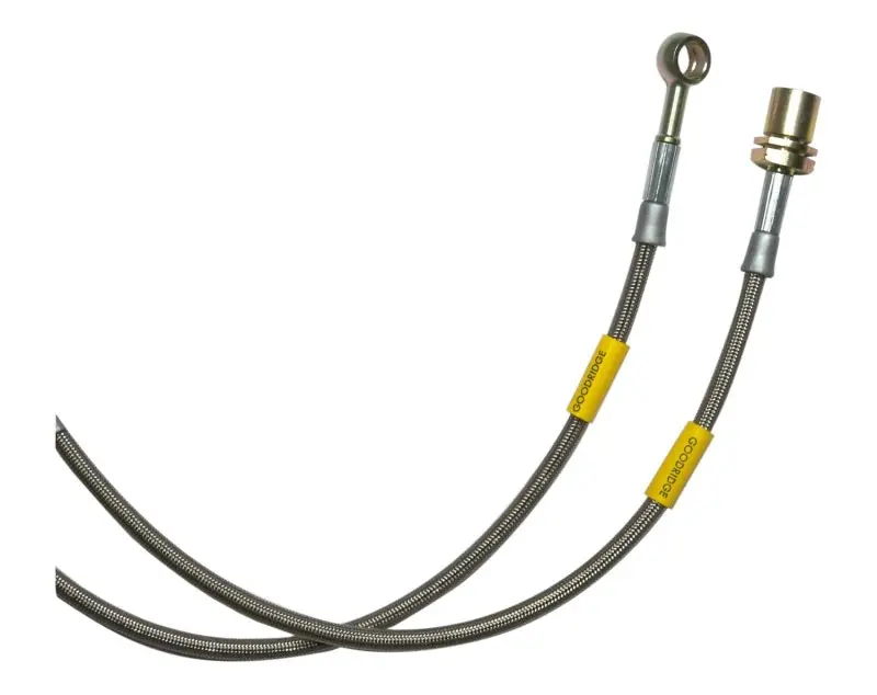 Goodridge Stainless Steel Brake Line Kit For 1998–2002 Ford Zx-2 With Rear Drum Brakes 1